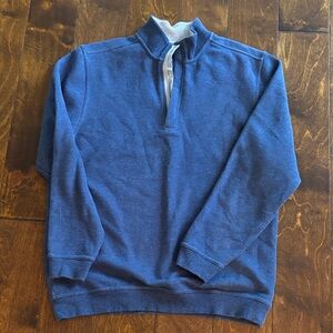 Men's Blue Quarter-Zip Sweater